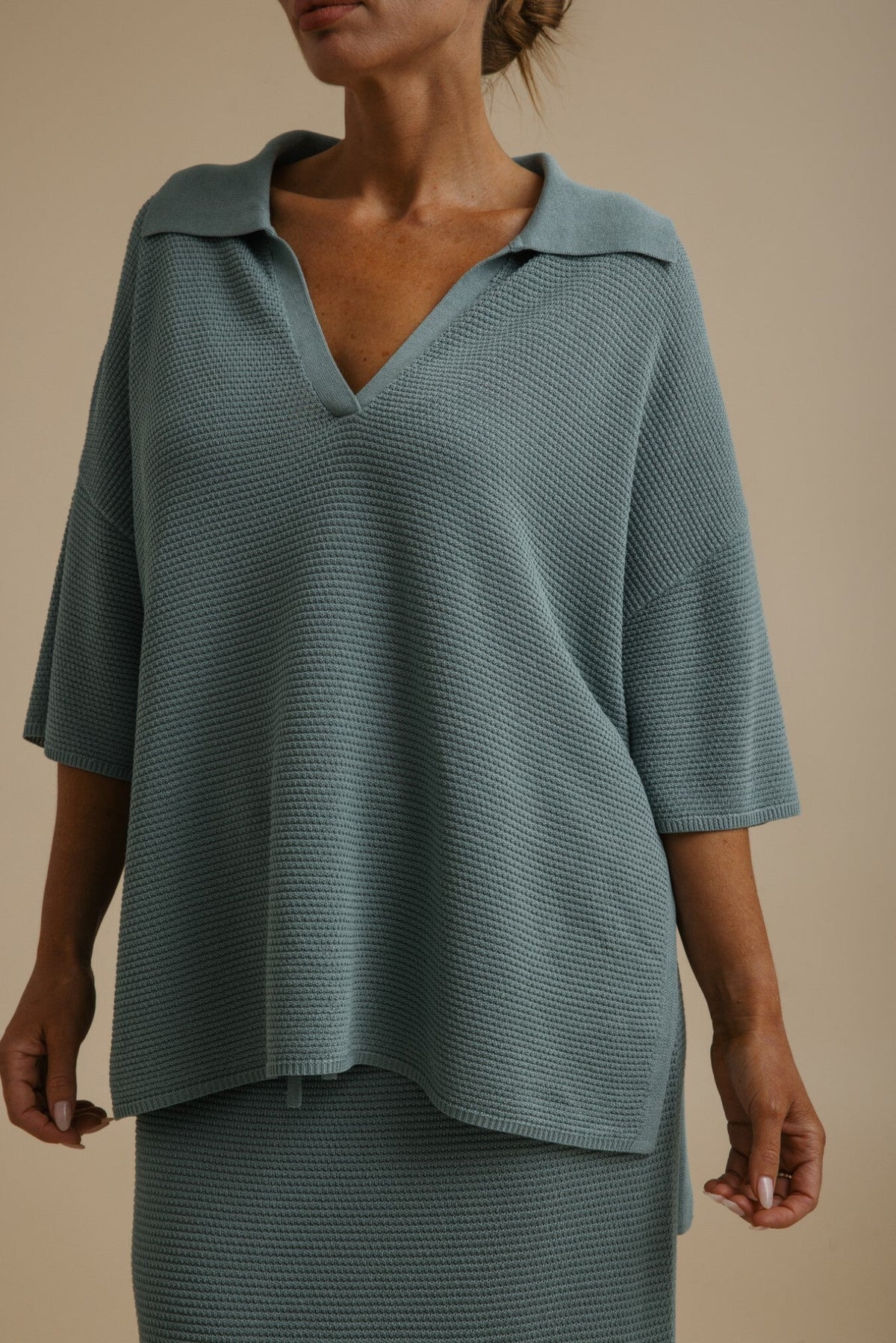 Lattice Cruise Pullover Sage