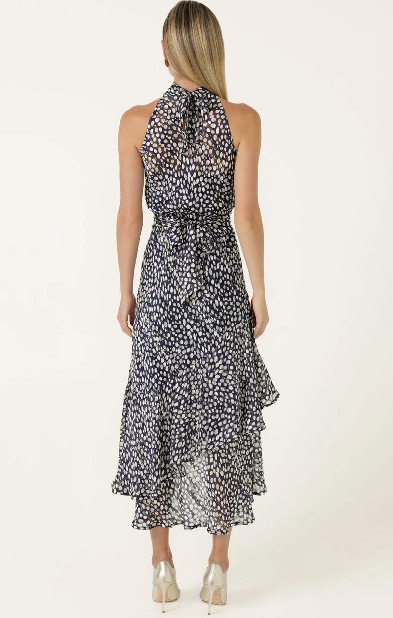 Austin Dress White/Navy
