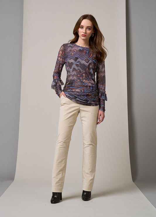 Liberty Top Indigo Multi