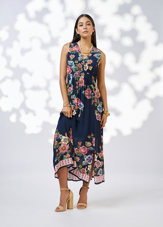 Mystic Rose Midi Dress