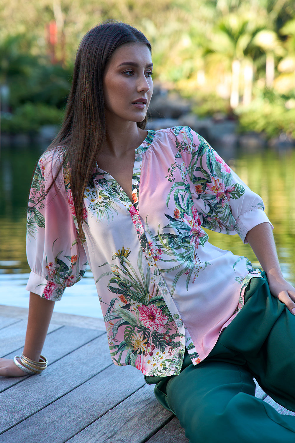 Ayana Shirt Blush Multi