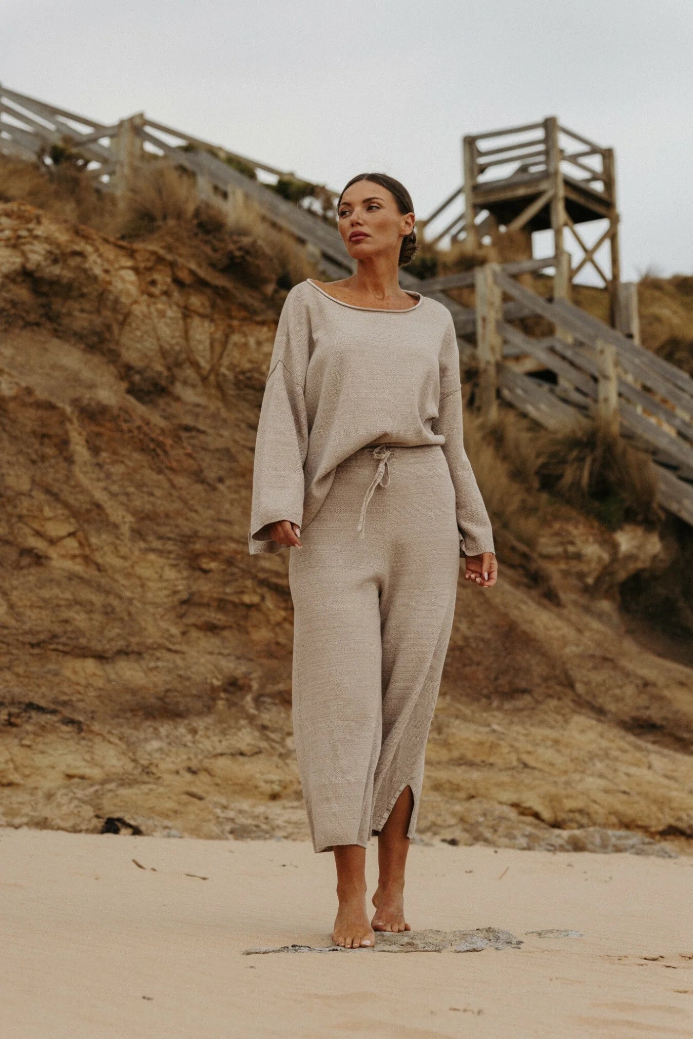 Retreat Cotton Twist Pant Sunset