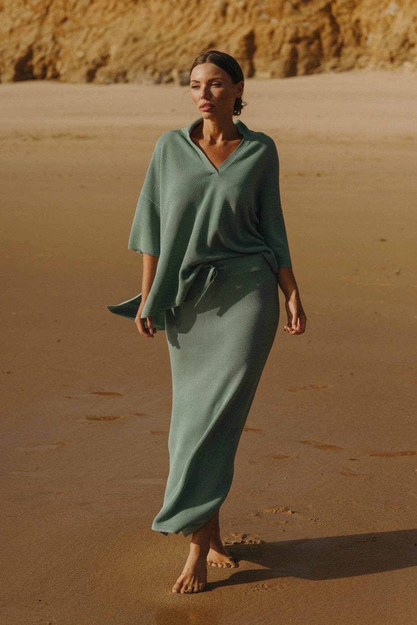Lattice Cruise Skirt Sage