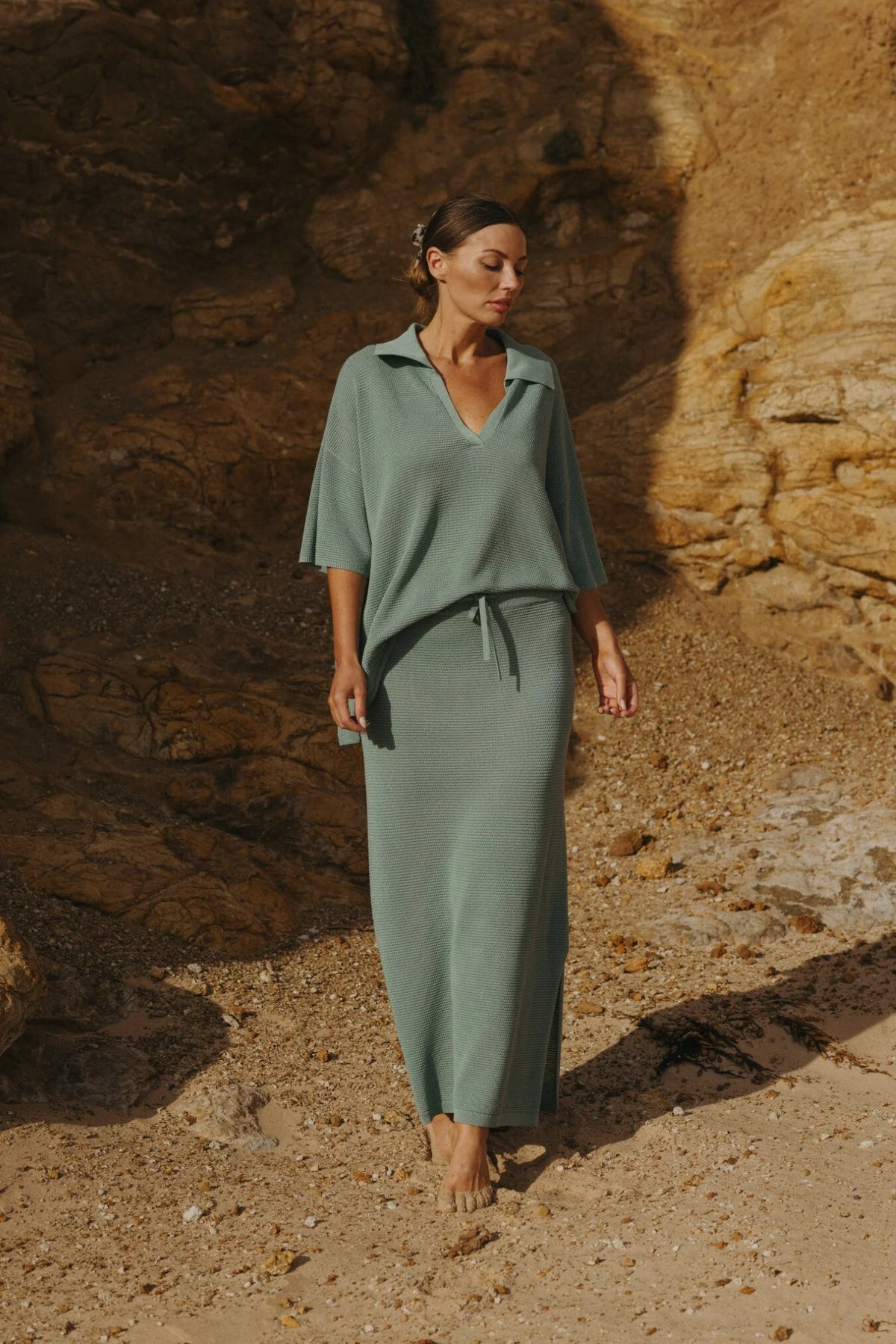 Lattice Cruise Pullover Sage