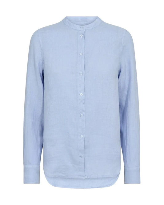 Artina Linen Shirt Brnr Blue