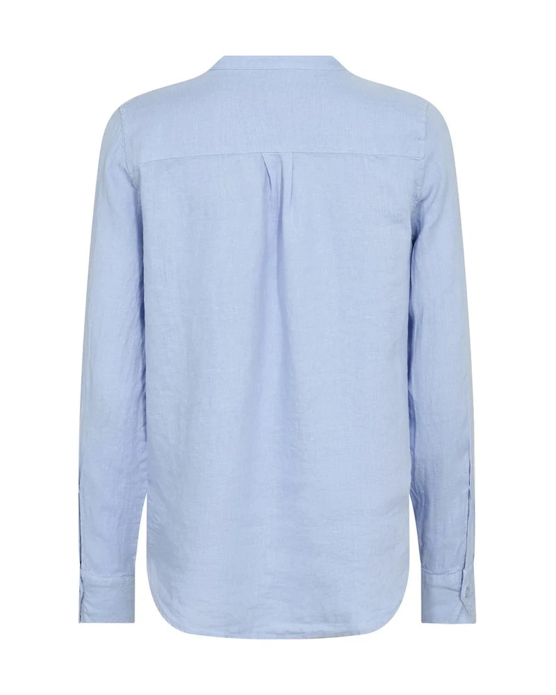 Artina Linen Shirt Brnr Blue