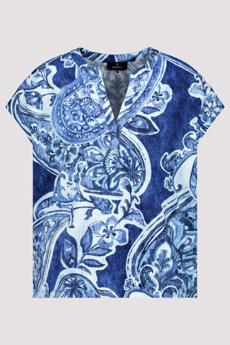 Paisly V Neck T-shirt