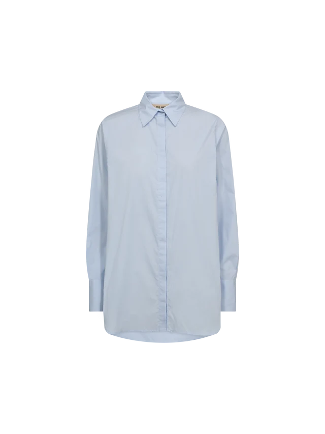 Enola Cotton Shirt Light Blue