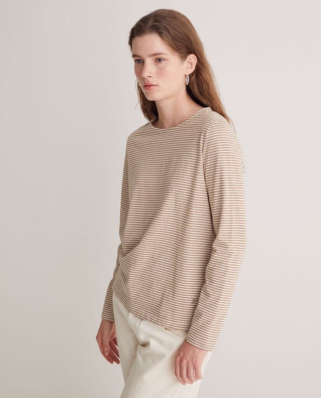 T Shirt Round Neck Stripes