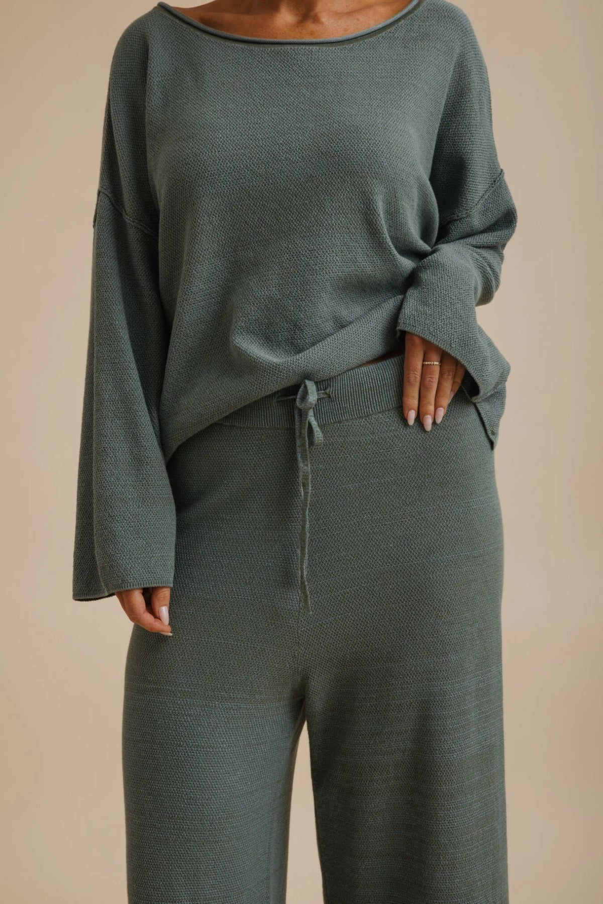Retreat Cotton Twist Full Length Pant Rainforest