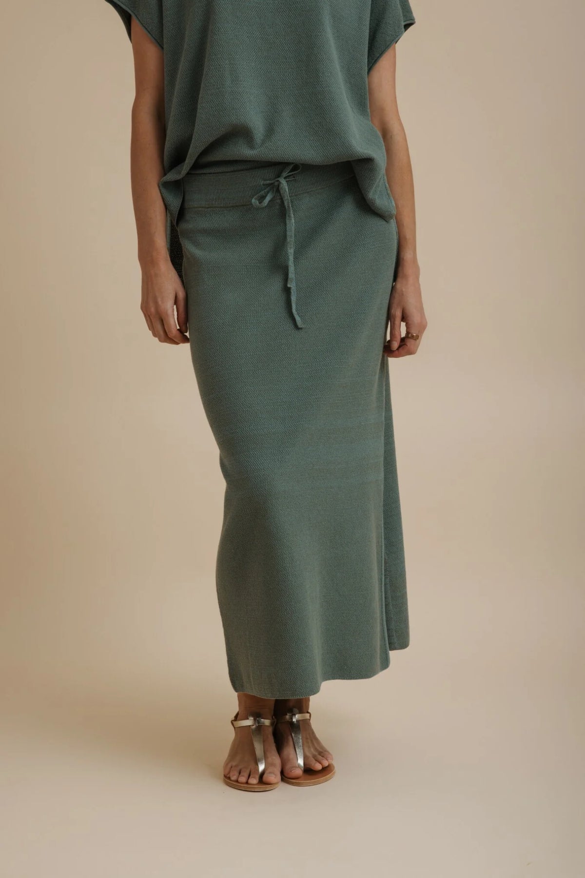 Retreat Cotton Twist Skirt Rainforest