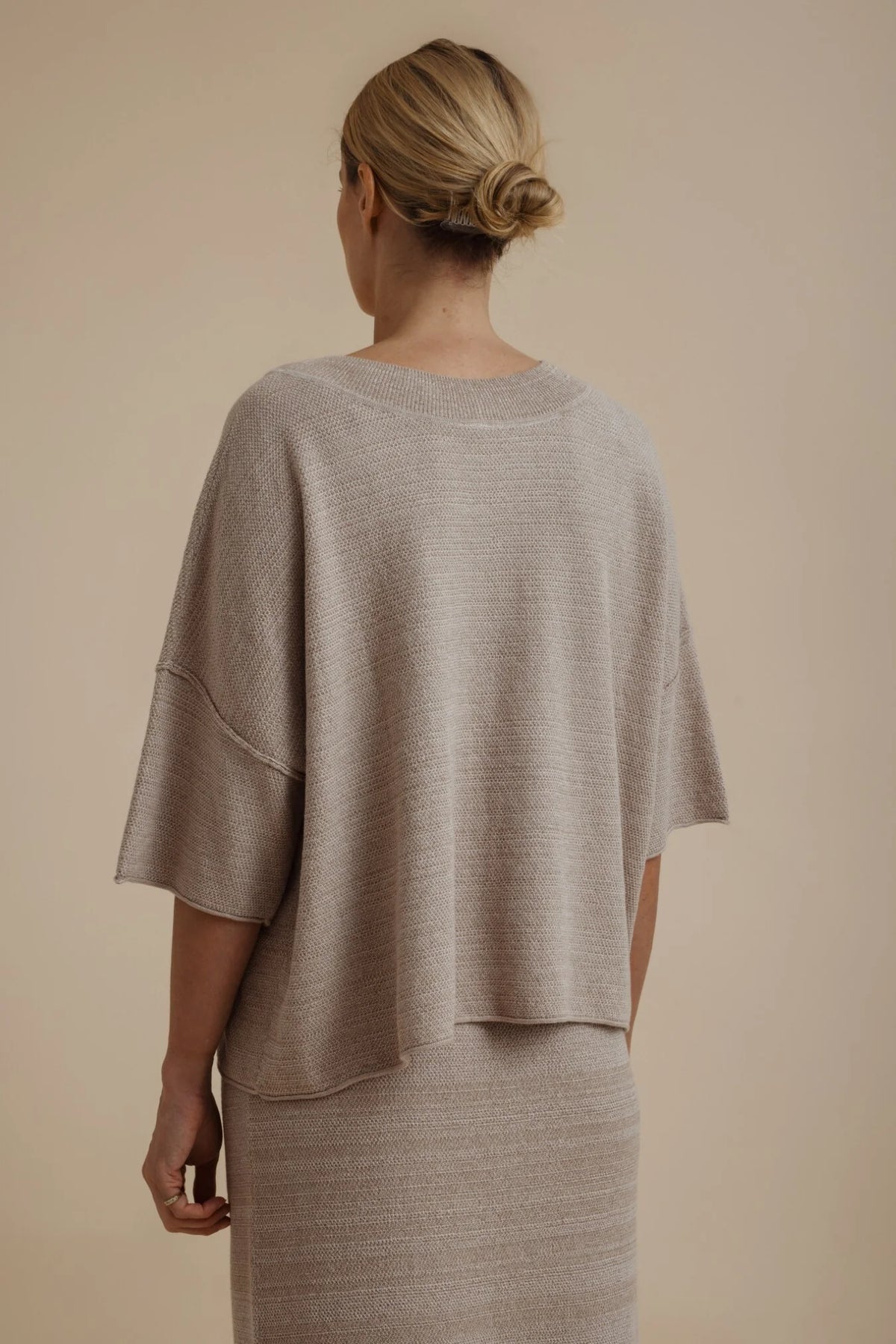 Retreat Cotton Twist Tee Pullover Sunset