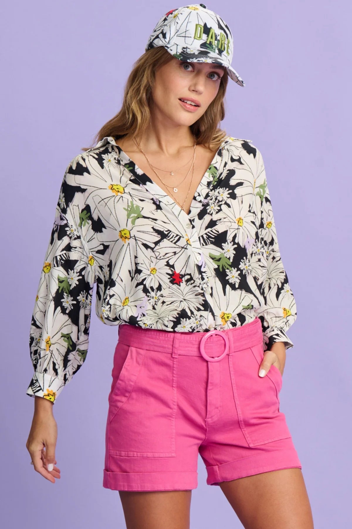Oopsy Daisy Blouse Violet