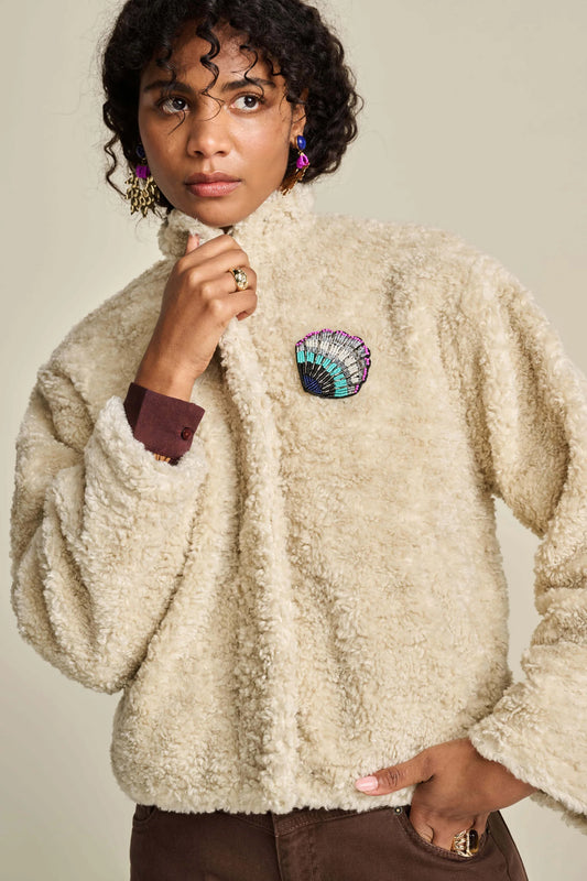 Teddy Jacket Ecru