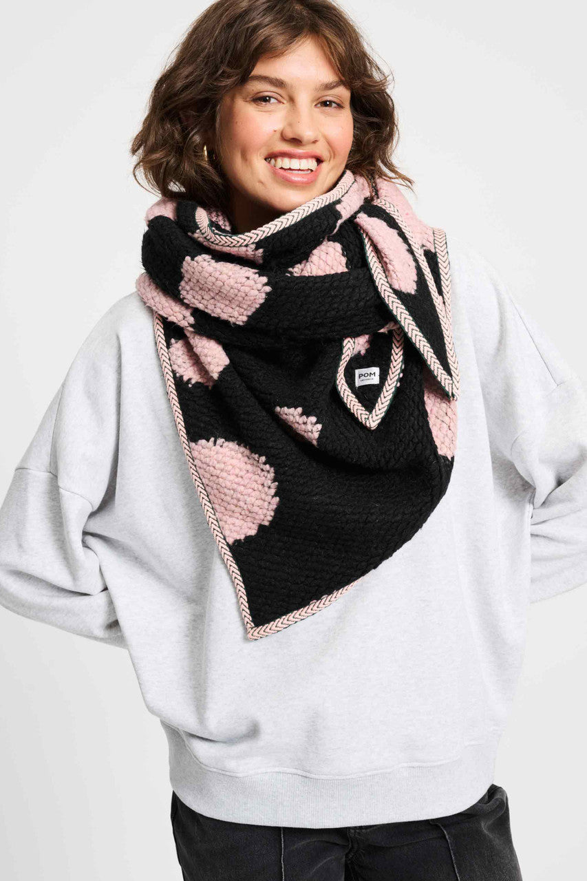 Dots Noir Shawl