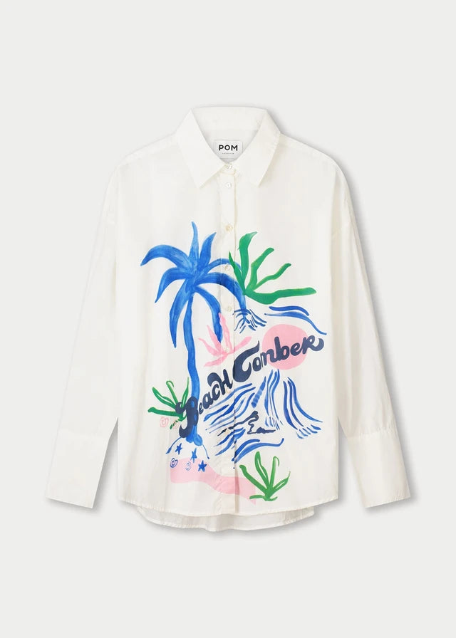 Poplin Beachcomber Blouse White