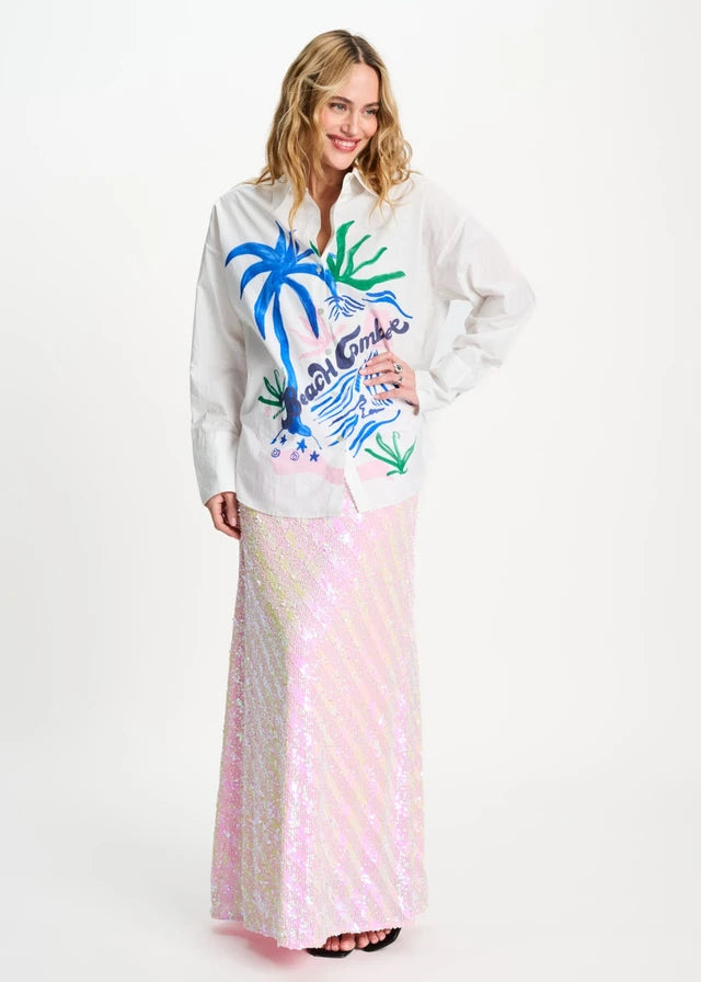 Poplin Beachcomber Blouse White