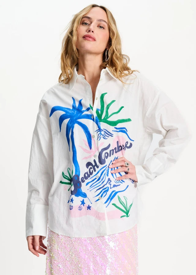 Poplin Beachcomber Blouse White