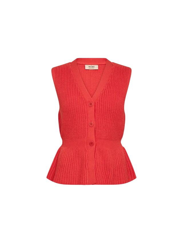 Herbi Knit Vest spicy