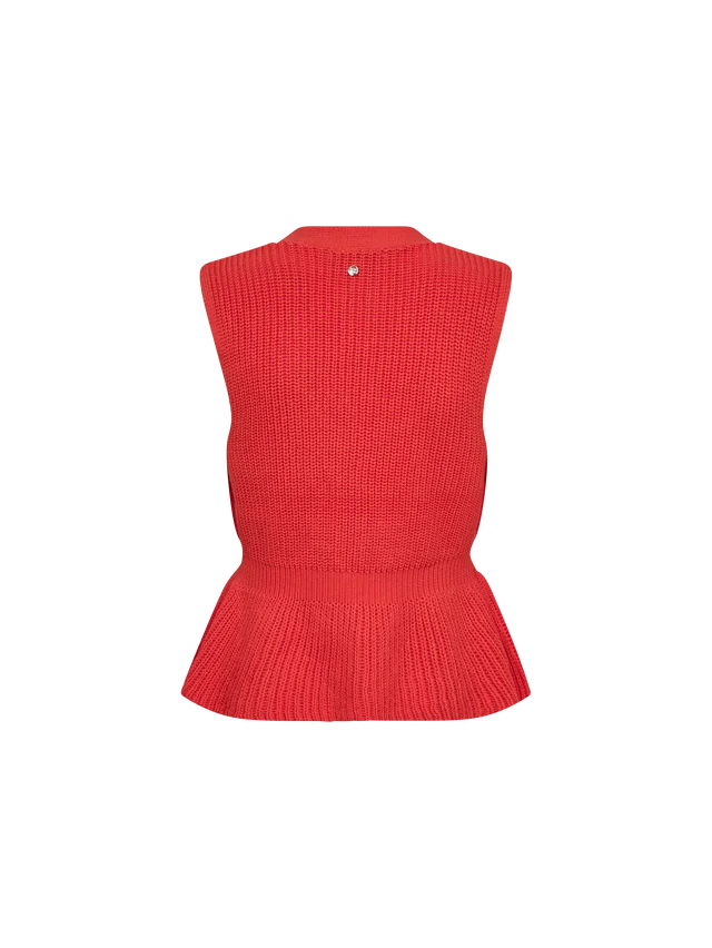 Herbi Knit Vest spicy