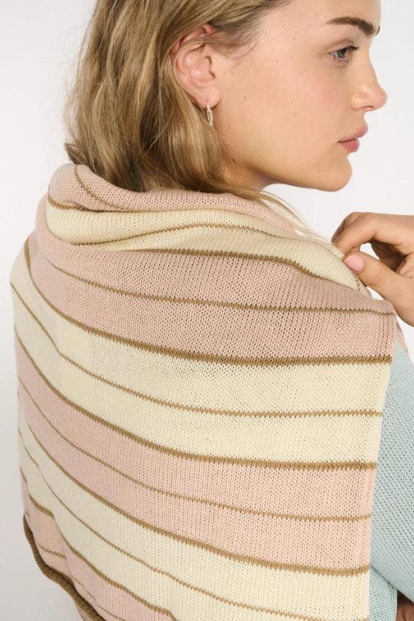 LL Solene Stripe Knit Dusty Pink
