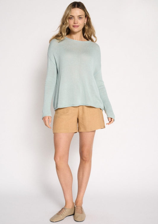 LL Solene Spring Knit Dusty Aqua