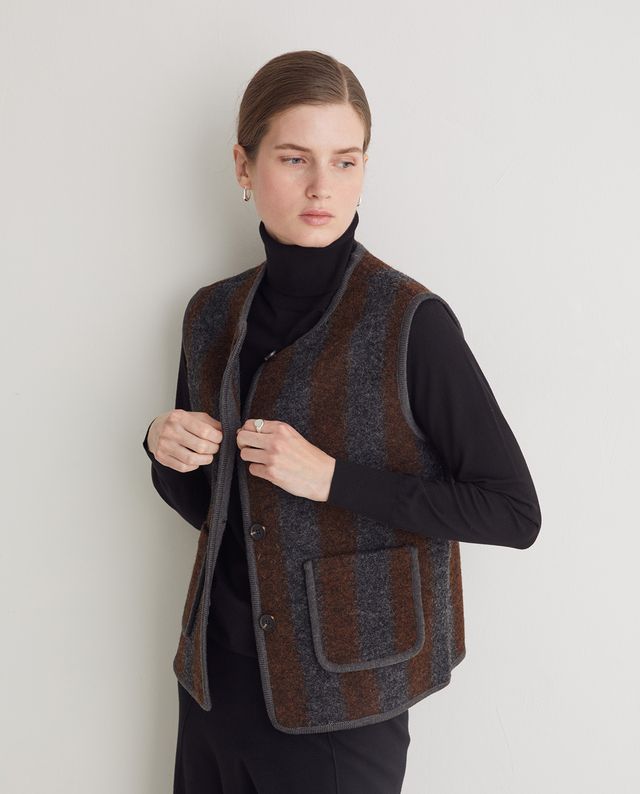 Vest Boiled Wool