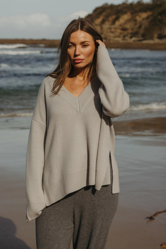 Haven Merino V Pullover