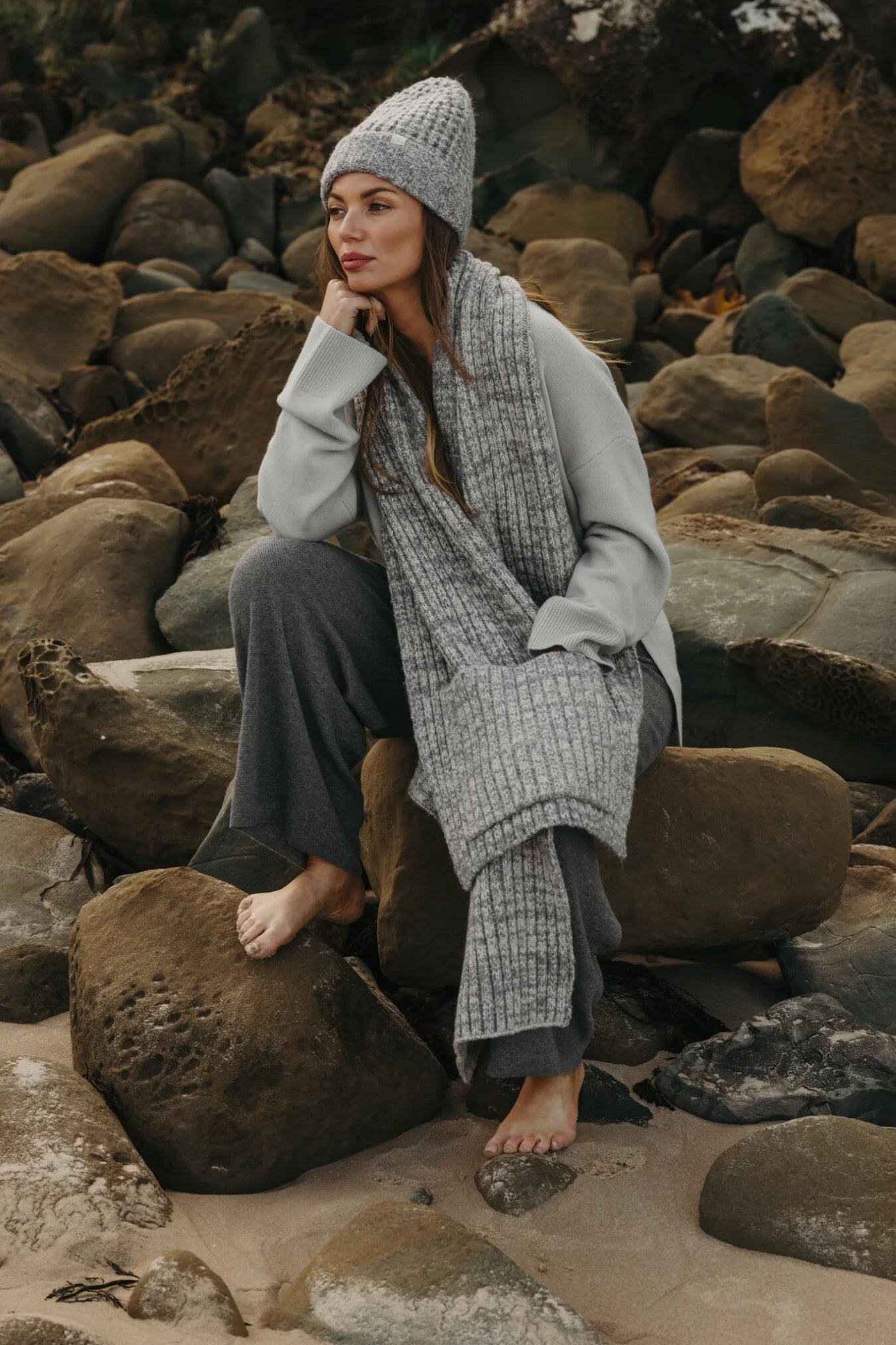 Dreams Rib Twist Scarf