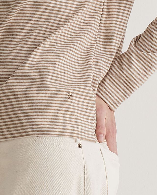 T Shirt Round Neck Stripes