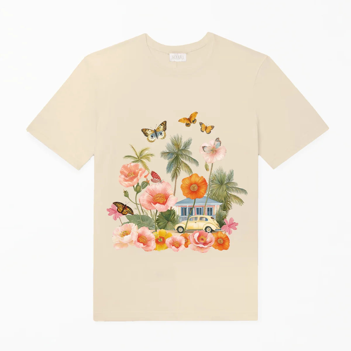 T Shirt Cream Beach House