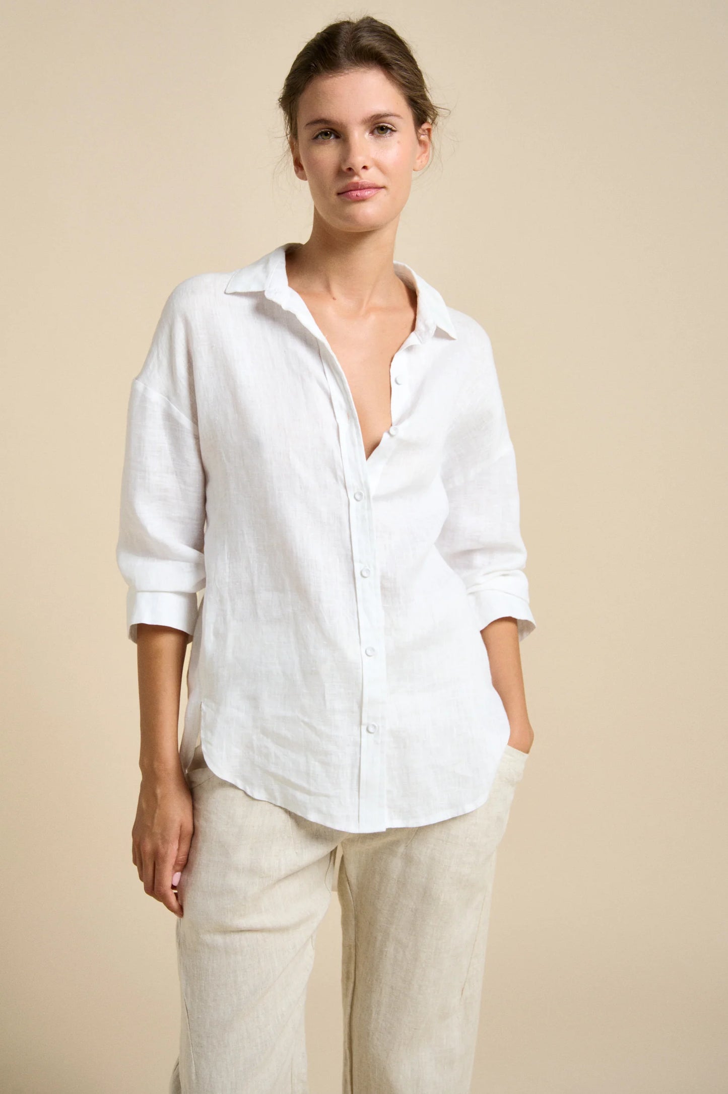 Boyfriend Shirt White