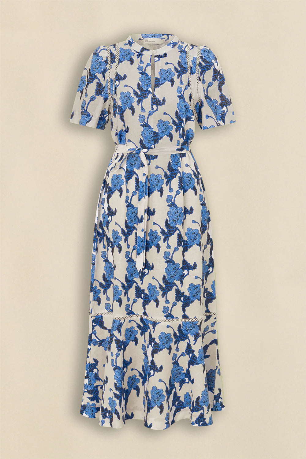 Cable Dress Azure Bouquet