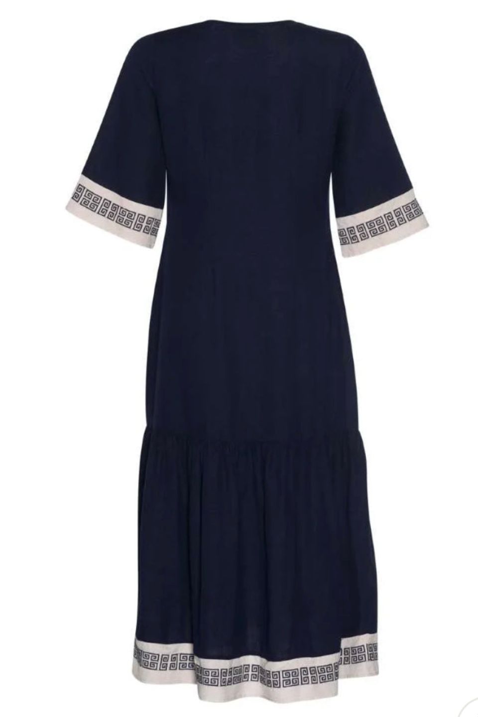 Clio Tassel Dress Indigo