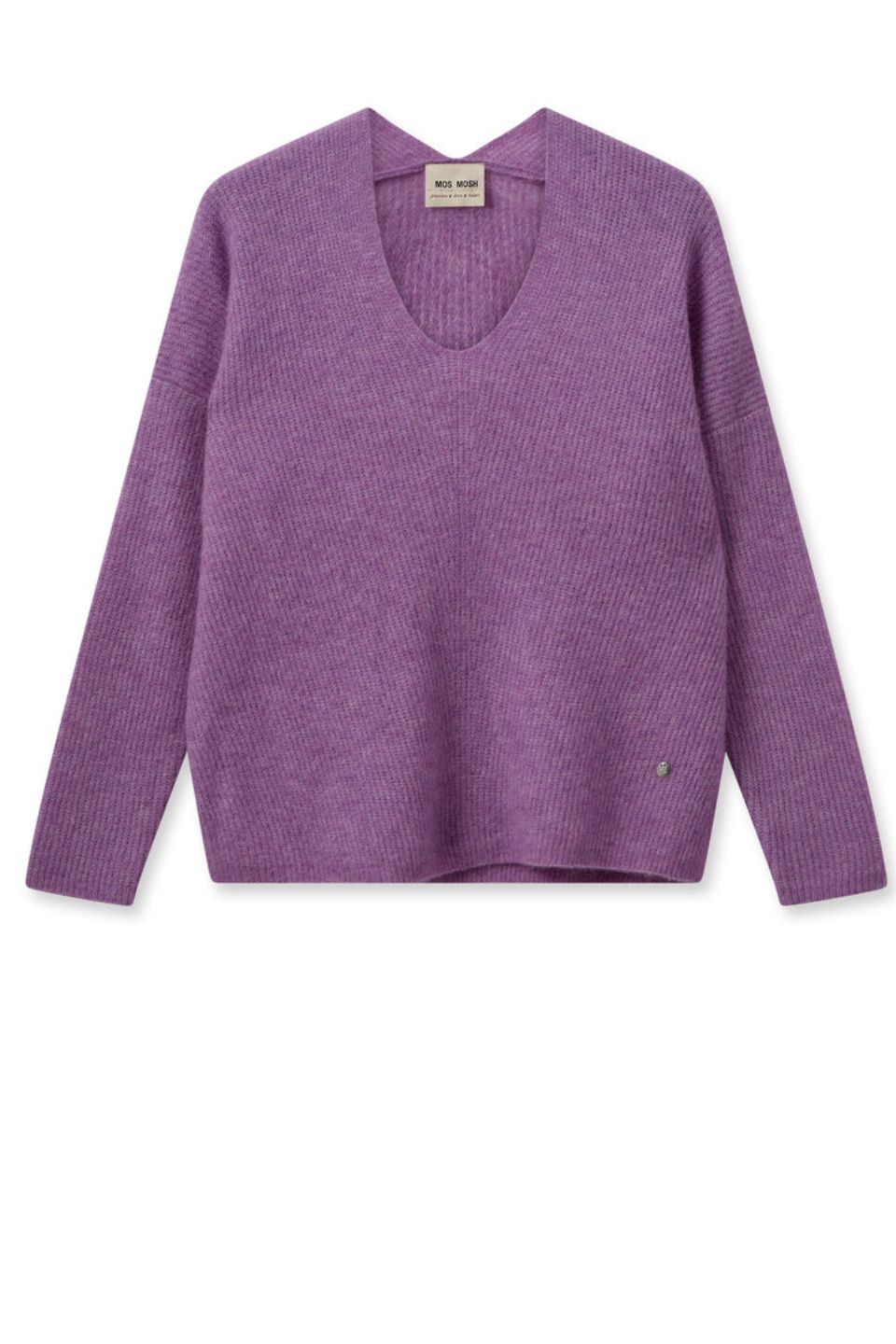 Thora V-Neck Knit Iris