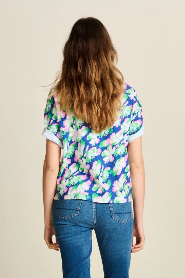 T-shirt Lilies Blue