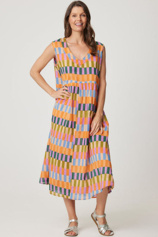 Savita Dress Rainbow