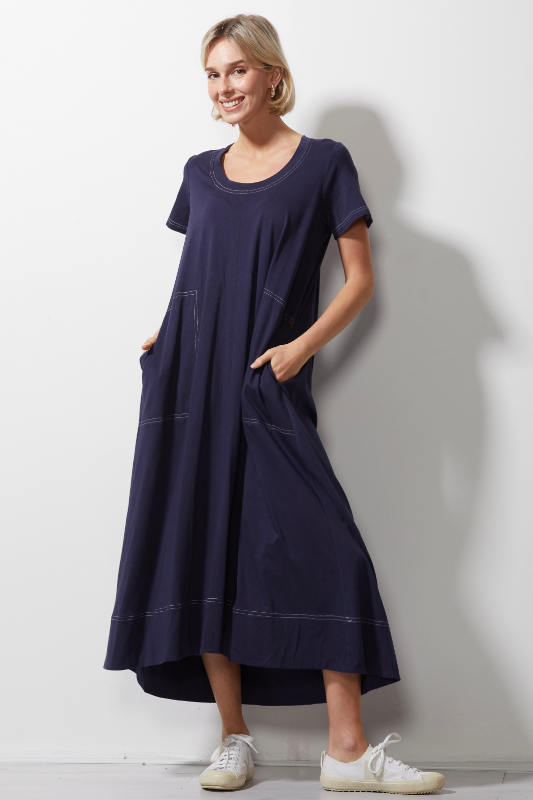 T Shirt Dress Navy