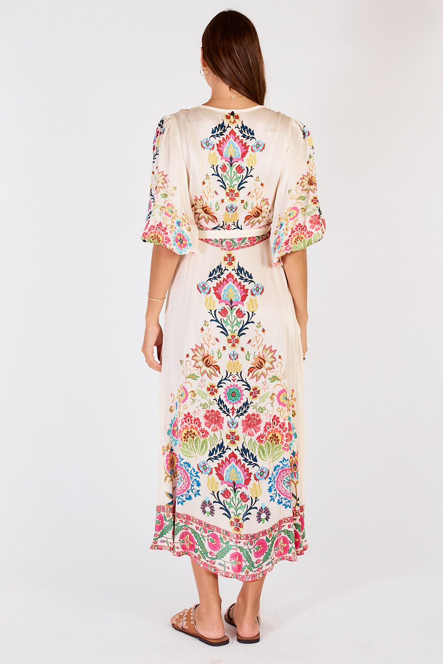 Camille Wrap Dress Multi