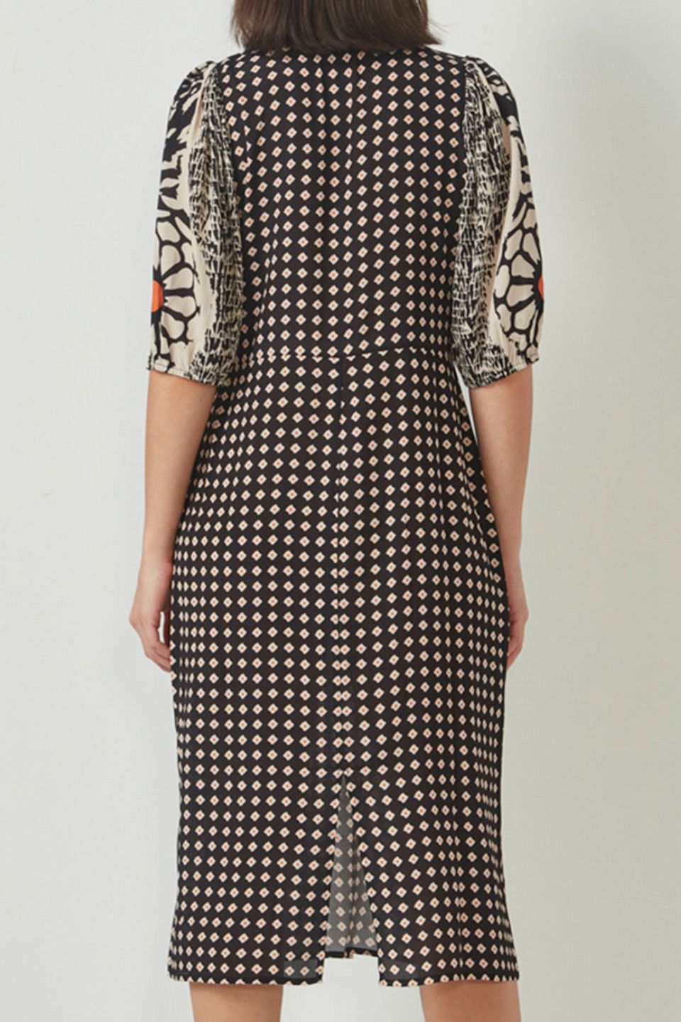 Inspire Dress Black Print