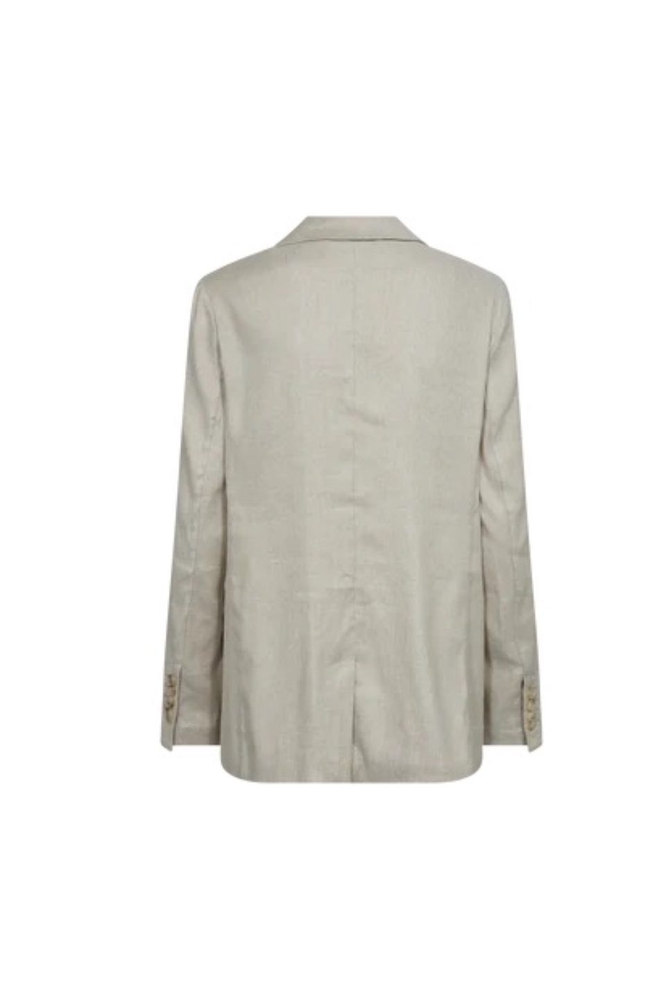 Selda Linen Blazer Cement