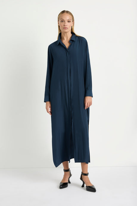 Tie Shirt Dress Beluga