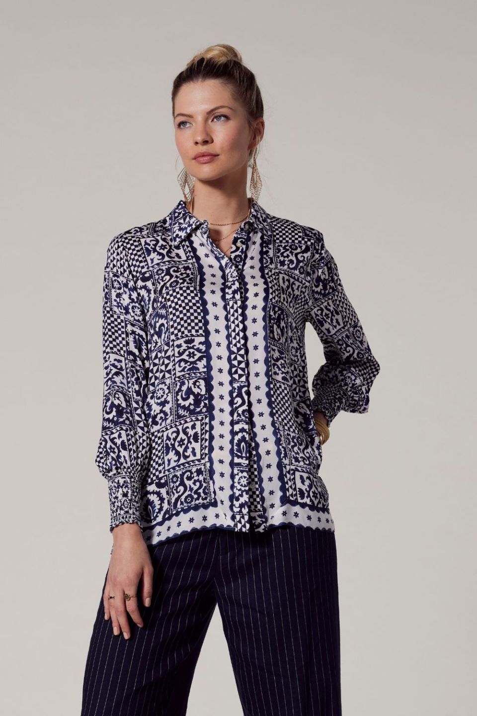 Athena Shirt Indigo