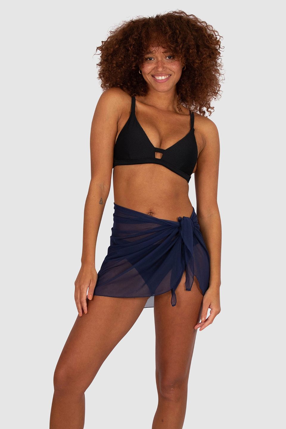 Short Mesh Pareo Indigo