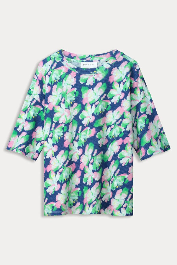 T-shirt Lilies Blue