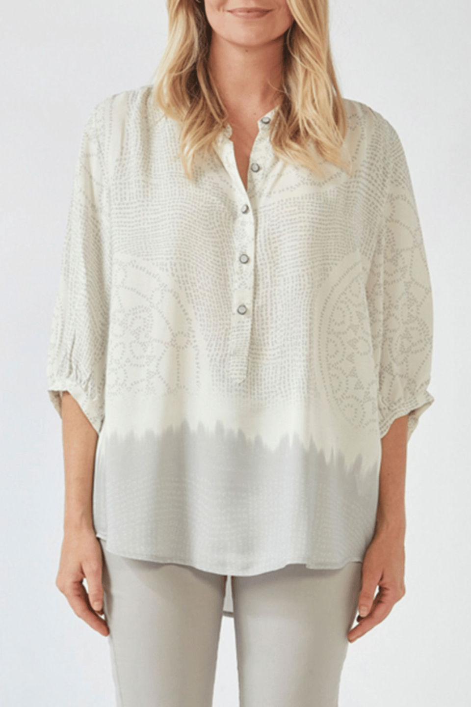 Coya Blouse Pumice Print