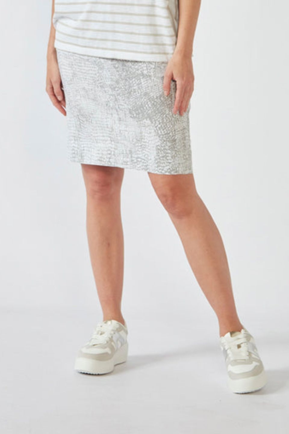 Acrobat Bay Skirt Pumice Print