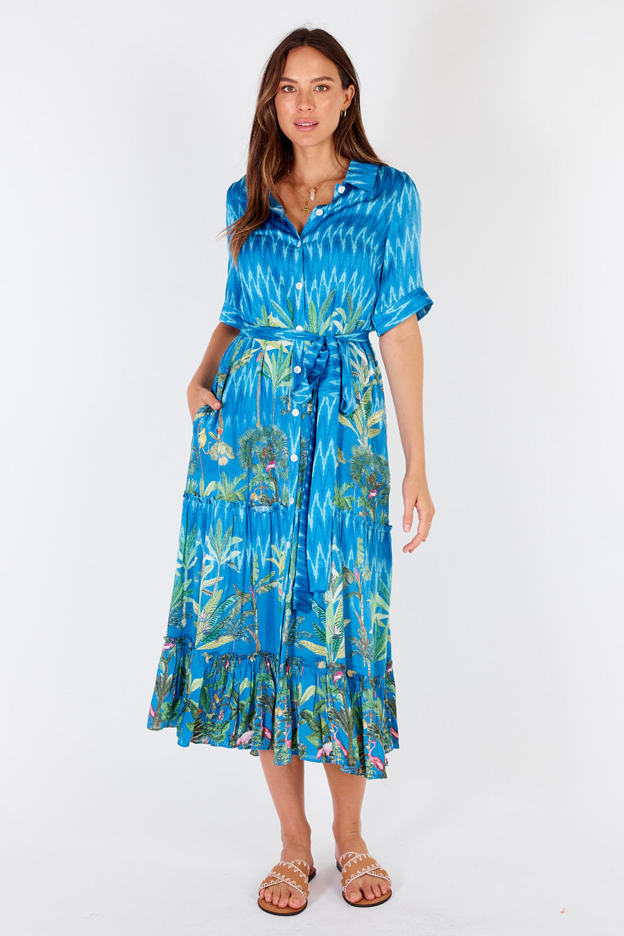 Palm Springs Maxi Dress Blue