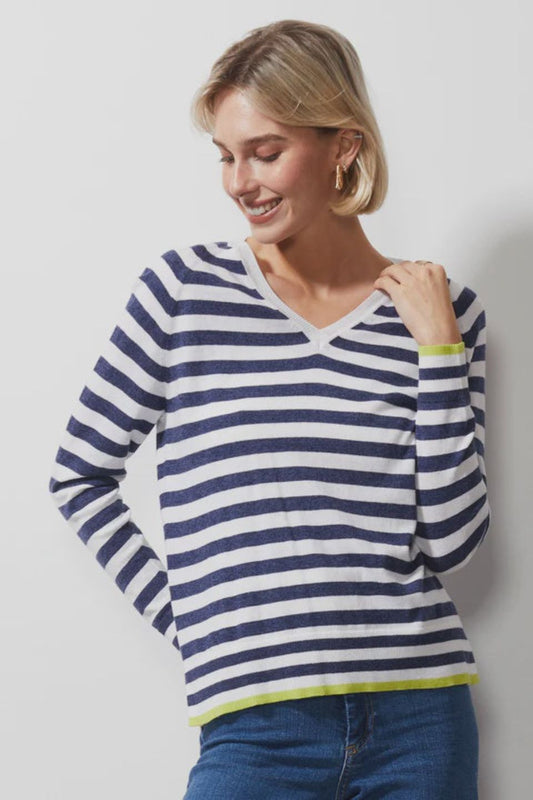 Essential Stripe V White