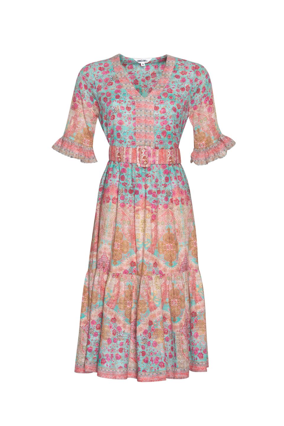 Ravello Dress Aqua Multi